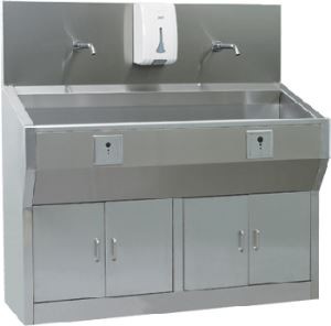 Lavabo ile hastane paslanmaz çelik tıbbi iş tezgahı